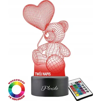 Lampička Plexido vícebarevná Noční lampa