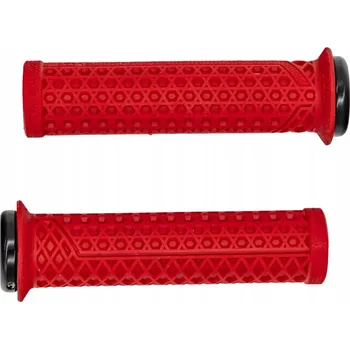 grip Gripy na kolo ODI x Vans v2.1 Lock-On červeno-černé | 135 mm - OEM