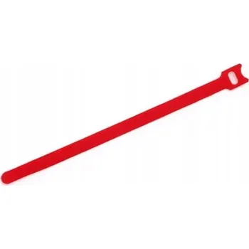 kabelová chránička Organizér na kabely červený suchý zip pásek 10x150mm