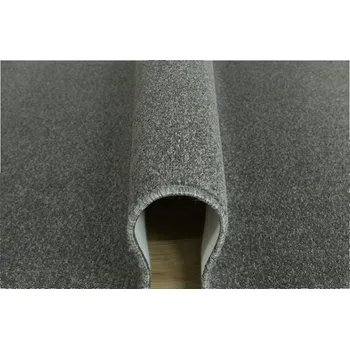 Koberec KOBEREC TMAVĚ ŠEDÝ MĚKKÝ HLADKÝ S FILCEM DO LOŽNICE DYNASTY 200x200 cm