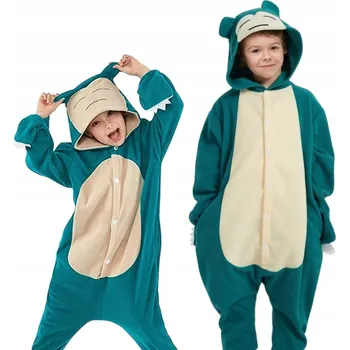 Karnevalový kostým Pyžamo Onesie Kigurumi Kostým Převlek Pokémon Snorlax 115 - 125 cm