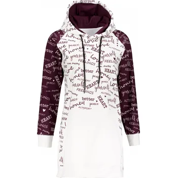 Dámská mikina Dámská funkční mikina premium ALTISPORT VOJ/ALW067MI03 VÍNOVÁ L