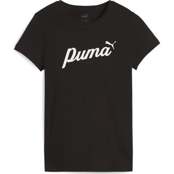 Dámské tričko Dámské tričko s krátkým rukávem Puma ESS+ BLOSSOM SCRIPT TEE W černé 679315-01 - L | UK 7,5 | US 9,5