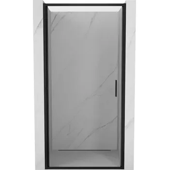 Sprchové dveře MEXEN - Exo sprchové dveře křídlové 80, transparent, černá 817-080-000-70-00