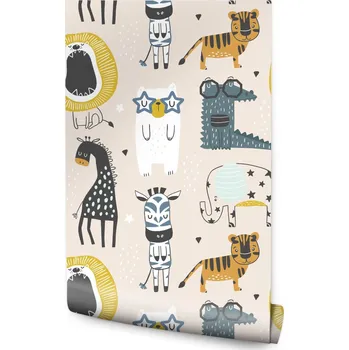 Fototapeta Tapeta pro děti - Divoká zvířátka /211294758