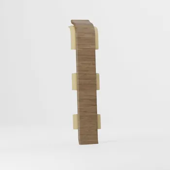 soklová lišta Spojka Salag PVC 24 x 75, délka 1 cm, dub