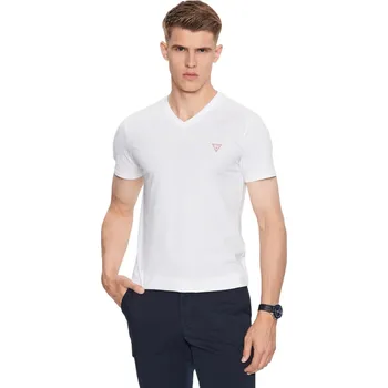 Pánské tričko GUESS PÁNSKÉ TRIČKO T-SHIRT VN SS CORE TEE STR WHITE M2YI32J1314 G011 Velikost: XXL