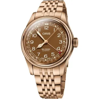 Hodinky Oris Big Crown Bronze Pointer Date 01 754 7741 3166-07 8 20 01 + 5 let záruka a dárek ZDARMA