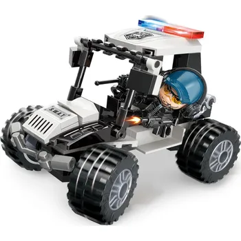 ostatní stavebnice Qman Mine City Police W11011-4 Policejní džíp