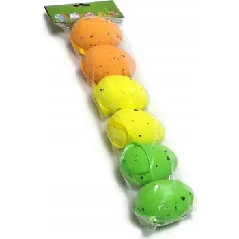 Velikonoční dekorace Velikonoce VAJÍČKA KRASLICE BAREVNÉ ZÁVĚSNÉ OZDOBY SADA DEKORACE