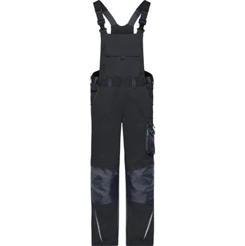 montérky James & Nicholson Kalhoty JN 1833 (42-60) Strong s laclem COT02133M809o5-black/carbo 60 Černá/carbon