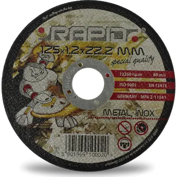 Řezný kotouč Řezací kotouč na kov Rapid M08250 125 x 22,2 mm