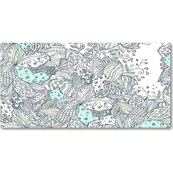 Obraz Kuchyňský panel Květinový vzor 120x60 cm + LEPIDLO