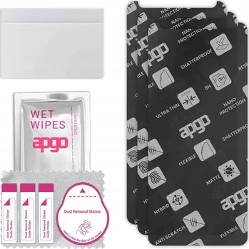 Pouzdro na mobilní telefon 3x MATNÉ hybridní Sklo pro LG Q9, alternativa tvrzeného skla