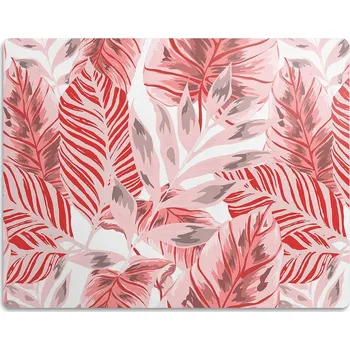 Miska pro psa Podložka pod misku pro psy a kočky Růžová džungle 45x35 cm