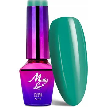 Lak na nehty Molly Lac Hybridní Lak 5 ml - Č. 93 Chillout Zelená Green
