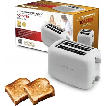 Topinkovač Toustovač DomowyŚwiat TOUSTOVAČ OPIEKACZ DO TOSTÓW KANAPEK 600W bílý 600 W