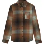 Fox Womens Traildust Flannel Shirt S walnut