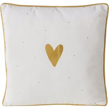 Polštář POLŠTÁŘ DEKORAČNÍ BÍLÝ DO OBÝVÁKU LOŽNICE 45 x 45 cm