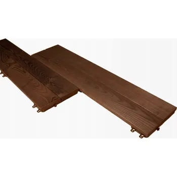 dřevěná podlaha Balkónová deska Thermory tepelně upravený jasan Quickdeck opakowanie 1,714 m2