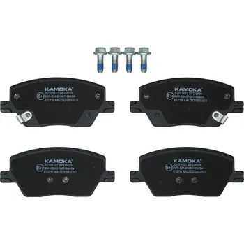 Brzdová destička Sada brzdových destiček, kotoučová brzda KAMOKA JQ101427