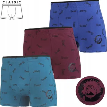 Boxerky Pánské boxerky 3-balení MORAJ vel. L MOBX500 jsou zasílány náhodně