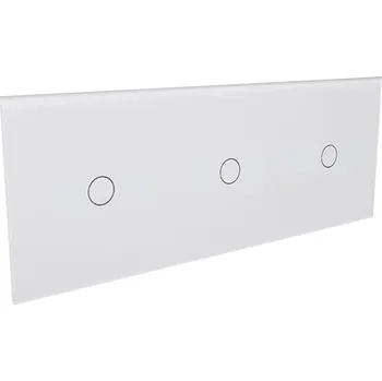 Trojitý dotykový vypínač, pod omítku, s dálkovým ovládáním B-line bílý BL-1000054