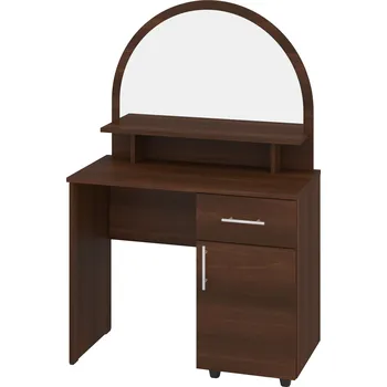 Toaletní stolek Slevadoma Toaletní stolek DRESS-01 Barva: ořech - tmavý
