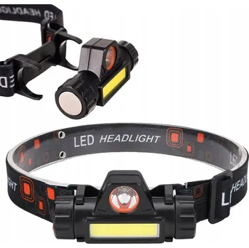 Čelovka LAMPKA CZOŁÓWKA LATARKA CZOŁOWA 4w1 USB S MAGNETEM