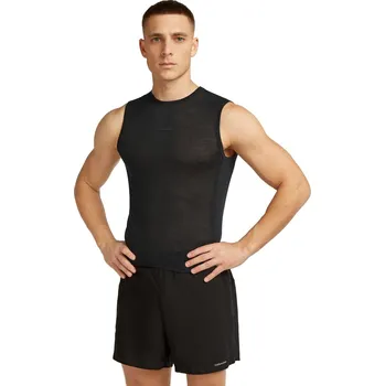 Pánské tílko Pánské merino tílko ICEBREAKER Mens 75 Cool-Lite Featherlight Tank, Black velikost: M