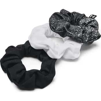 Čelenka Dámské gumičky do vlasů Under Armour BLITZING SCRUNCHIE (3PK) W černé 1380019-001
