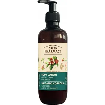 Tělový krém Tělový balzám, zelená káva a zázvorový olej Green Pharmacy 400 ml