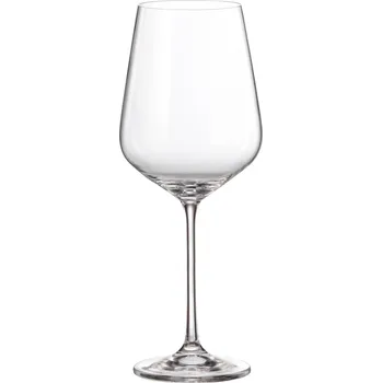 Sklenice BOHEMIA ROYAL CRYSTAL Sada sklenic na červené víno Globo 600 ml 4 ks