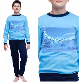 Chlapecké pyžamo Marcinkowski pyžamo modré, velikost 128