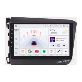 GPS navigace Android 12.0 3GB RAM+32GB multimedia pro HONDA CIVIC 2012