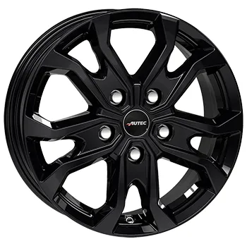 Alu kolo Alu kola AUTEC KISO, 16x6.5 5x114.3 ET44, černá lesklá (zátěžová)