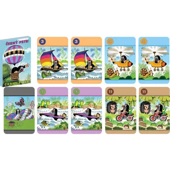 Desková hra AKIM Hra Černý Petr Krtek (Krteček) 6 v papírové krabiččce *SPOLEČENSKÉ HRY* | 1037