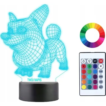 Lampička Plexido vícebarevná Noční lampa