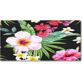 Obraz Kuchyňský panel Havajské květiny 140x70 cm + LEPIDLO