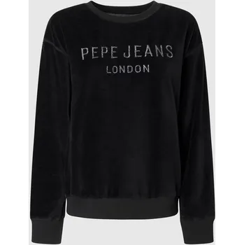Dámská mikina Pepe Jeans Dámská mikina CORA SWEAT Barva: černá, Velikost: XS