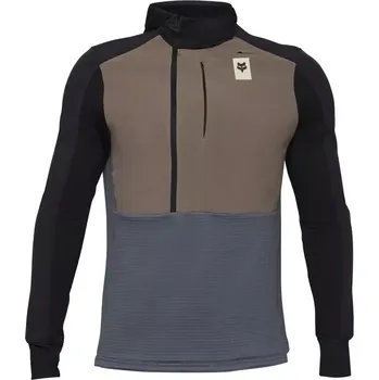 cyklistický dres Fox Defend Thermal Hoodie ash XL