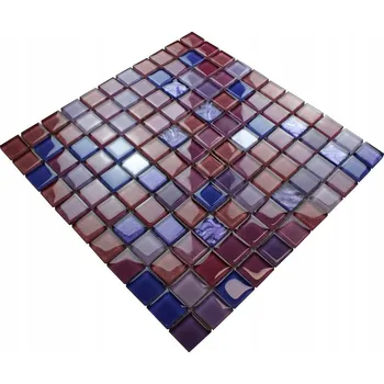 Obklad Skleněná mozaika Englass 30 x 30 cm, odstíny fialové a modré