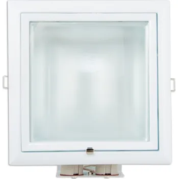 Bodové svítidlo Zapuštěné svítidlo DOWNLIGHT čtverec 2x E27 KUBLO Belight