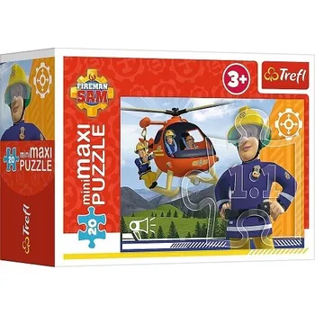Puzzle Puzzle 20 miniMAXI Požárník Sam v akci 20 dílků 3+ Trefl 21112