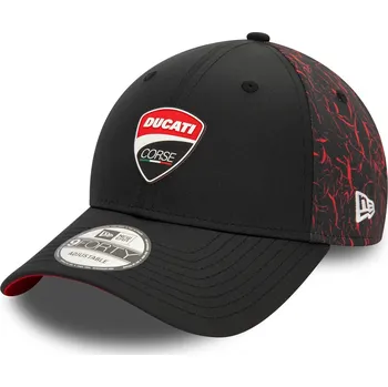 Kšiltovka Pánská kšiltovka New Era 9FORTY CRINKLE AOP DUCATI černá 60565906