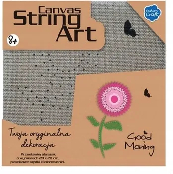 kreativní sada PLÁTNO OBRÁZEK STRING ART KVĚTINA KREATIVNÍ SADA