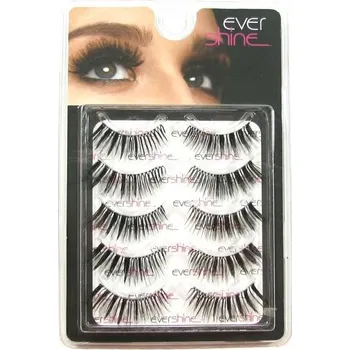 Umělé řasy Umělé řasy na pásku 5 párů RP-019 + lepidlo