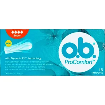 Menstruační tampony O.b. ProComfort Super tampony 16 kusů