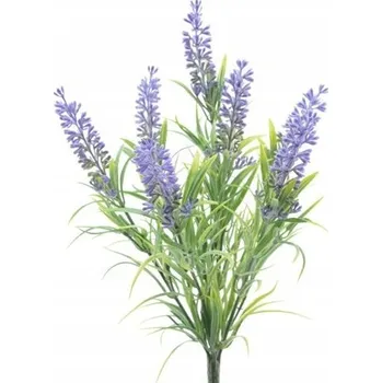 umělá květina Umělá levandule ve svazku, kytice květů, fialová