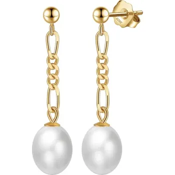 Náušnice Majya Stříbrné náušnice BRISEIDA pozlacené Ag/; ≤2,69 g 11706